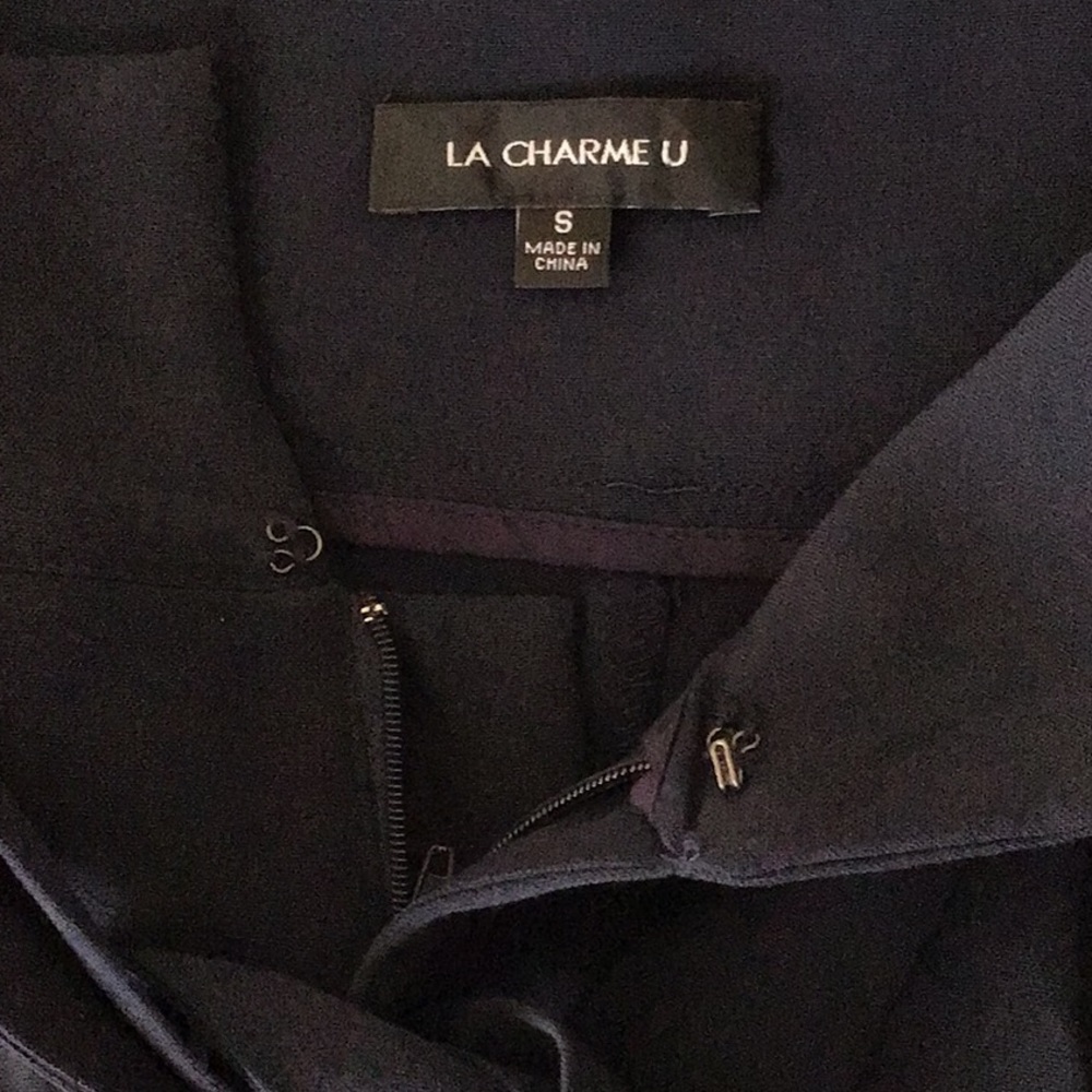 LA Charme U Paperbag Wide Leg Trouser Pants - Picture 4 of 8